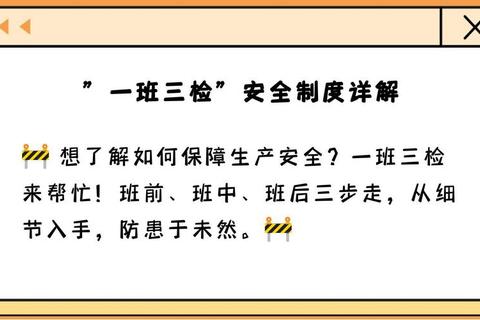 一班三检制度解析_三次检查流程与实施意义详解
