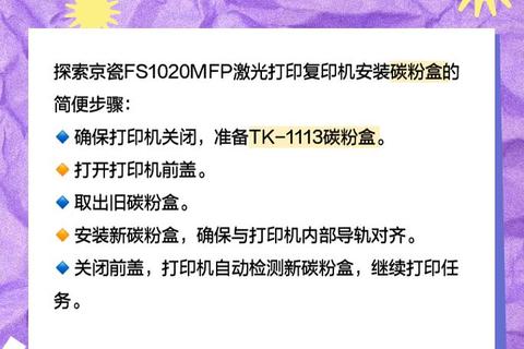 京瓷FS1020MFP驱动下载及安装指南